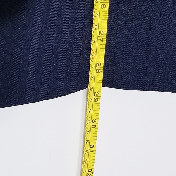 💕Addition Elle Dark Navy Business Casual Long Sleeve Blazer Button 14 Petite - Picture 7 of 8